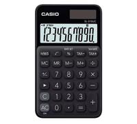 Casio SL-310UC - Calculatrice de poche - 10 chiffres - panneau solaire, pile - noir