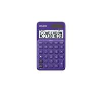 Casio SL-310UC - Calculatrice de poche - 10 chiffres - panneau solaire, pile - violet