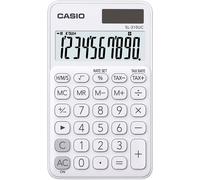 Casio SL-310UC Calculatrice de poche blanc Ecran: 10 solaire, à pile(s) (l x H x P) 70 x 8 x 118 mm