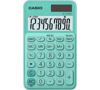 Casio Calculatrice de poche SL-310UC - 10 chiffres, solaire + pile - Vert