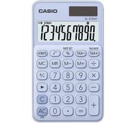 Casio SL-310UC-LB Calculatrice de poche bleu clair Ecran: 10 solaire, à pile(s) (l x H x P) 70 x 8 x 118 mm
