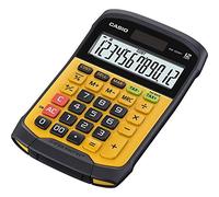 Casio Calculatrice de bureau WM-320MT solaire 12 chiffres Noir/Jaune anti-poussière anti-projections