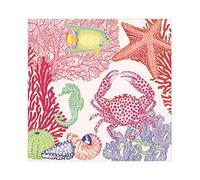 Caspari Under the Sea Paper Luncheon Napkins, 20 Per Package