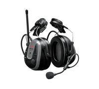 Casque 3M PELTOR WS ALERT XP, Bluetooth monopoint, radio FM, gris, écoute de l'environnement, contrôle par application, fixation au casque, MRX21P3E5WS6 x1 morceau
