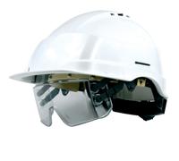 Casque à lunette-masque intégrée sous la visière IRIS SINGER - CASIRIS