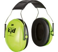 Casque Anti-bruit 3m™ Peltor™ Modèle Kid Vert Néon, Type Serre-tête Et Destiné à Un Usage Enfants De 1 à 7 Ans, 27db, 175g.