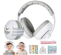 Casque Anti Bruit Bébé,2 en 1 Écouteurs pour Bébés,Réduire de 25 dB,Bandeau et Arceau Réglable,Protections Auditives pour Bébés