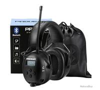 Casque Anti Bruit Bluetooth 5.3 Protection Auditive Industrielle SNR 31 dB Radio FM/AM Rechargeable Casque Chantier et Atelier