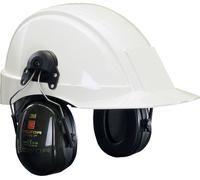 Casque antibruit 3M PELTOR Optime II, fixation sur casque, vert, avec adaptateur de casque P3E (pour tous les casques 3M, sauf G2000), SNR = 30 dB, H520P3E x1 morceau