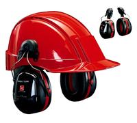 Casque antibruit 3M Peltor Optime III, fixation sur casque Hi-Viz, avec adaptateur de casque P3E (pour tous les casques 3M, sauf G2000), SNR = 34 dB, H540P3EV x1 morceau