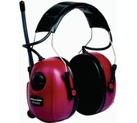 Casque antibruit 3M Peltor - Radio FM - Alert 30dB Rouge - 7000108376