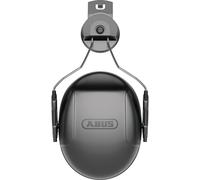 Casque antibruit Abus Spector/Scator Euroslot 30 mm montage casque de chantier Léger Noir/Gris