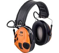 3M PELTOR Casque antibruit SportTac STAC-GN 26 dB coquilles vertes/oranges serre-tête pliable 1 pièce
