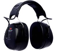 Radio FM Peltor WorkTunes Pro 3M - Casque antibruit en serre-tête avec entrée MP3 - Atténuation 32 dB - 1 x casque double fonction musique / antibruit en noir Noir G