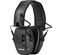 Casque antibruit de tir, réduction du bruit 22 dB, ajustable, forme confortable, noir