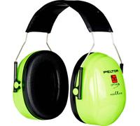 Peltor Casque antibruit Optime II H520AV - Serre-tête Hi‑Viz, SNR 31 dB - 1 pièce