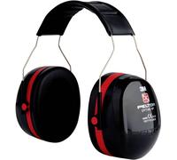 3M Casque anti-bruit Peltor Optime III H540A - SNR 35 dB - Rouge/Noir