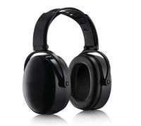 Casque Antibruit Pliable SNR 31dB, Casque de Protection Auditive pour Adulte et Enfant, Noir