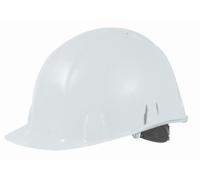 Casque de chantier en polyéthylène avec aérations réglables SINGER - CASBRENNUS