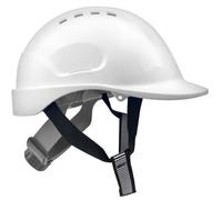 Casque de Chantier EN397 - Mustbau - Sangle 6 Points - Blanc