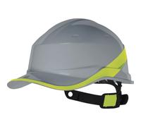 Casque de baseball réglable Delta Plus DIAM5GRJAFL - Gris/jaune (lot de 1)