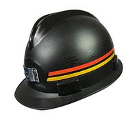 Casque de Mineur ABS - sécurité avec Phare LED Protection ignifugée Statique pour Le Travail Souterrain