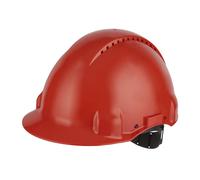 Casque de protection 3M G3000 G30CUR en rouge, ventilé, avec Uvicator, Pinlock et bande de transpiration en plastique x20 morceau