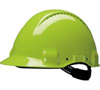 Casque de protection 3M G3000 G30CUV en vert néon, ventilé, avec Uvicator, Pinlock et bande de transpiration en plastique x20 morceau