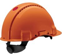 Casque de protection 3M G3000 G30NUO en orange, ventilé, avec uvicator, cliquet et bande de soudure en plastique x1 morceau