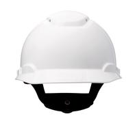 Casque de protection 3M série H700 H700NVW en blanc, avec cliquet et bande de soudure en plastique x20 morceau