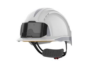 Casque de protection JSP EVOlite visière standard avec porte-badges