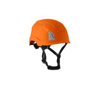 Casque de protection non aéré orange 1 jugulaire EN397 - Singer HIMA2O