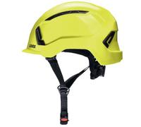Casque de protection pronamic alpine 9735130 jaune avec aérations