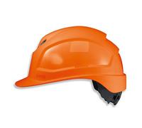 Casque de protection Uvex Pheos IES; 51-61 cm; Orange; adaptateur de lunettes