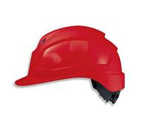 Casque de protection Uvex Pheos IES; 51-61 cm; rouge; adaptateur de lunettes