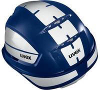 Casque de protection uvex pheos S-KR 9772541 bleu avec aérations
