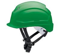 Casque de Protection uvex pheos S-KR | Casque de Sécurité avec Mentonnière | Casque de Travail Chantier avec Visière Courte et Encoches Latérales Euroslot pour Coquilles Anti-Bruit