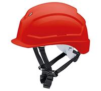 Casque de Protection uvex pheos S-KR | Casque de Sécurité avec Mentonnière | Casque de Travail Chantier avec Visière Courte et Encoches Latérales Euroslot pour Coquilles Anti-Bruit