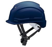 Uvex Casque de protection Pheos S-Kr 9772534 avec mentonnière, visière courte et aérations – Bleu