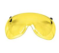 Visière courte 3M X5-SV03-CE pour les casques de protection X5000 et X5500, jaune, traitement antibuée et anti-rayures, polycarbonate x10 morceau
