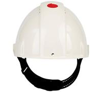 Casque de sécurité 3M™ G3000 blanc, ventilé, avec harnais standard et basane cuir