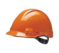 3M Casque de protection G3000 G30CUO – Orange, ventilé, Uvicator, Pinlock