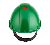 Casque de sécurité 3M™ G3000 vert, ventilé, avec harnais standard et basane cuir