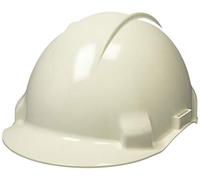 Casque de sécurité 3M™ G3001 blanc, non ventilé, avec harnais à crémaillère et basane synthétique
