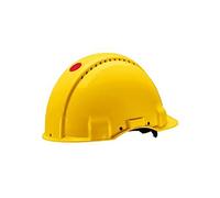 Casque de protection 3M, Uvicator, fermeture à cliquet, non ventilé, diélectrique 440 V, bande de soudure en plastique, jaune, G3001NUV-GU x20 morceau