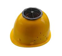 Casque De Sécurité Avec Ventilateur - Système De Refroidissement Pour Casque De Sécurité Ventilé Rechargeable Par USB, Capuchon De Protection En Fibre De Verre, Casqu De Construction Réglable