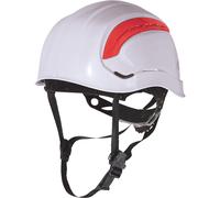 Casque de sécurité en hauteur haut de gamme Delta Plus Granite Wind blanc