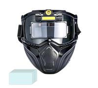 Casque de soudage à obscurcissement automatique avec capuchon de protection | Casque de protection réglable pour fer à souder pour industrie, construction, atelier, métal