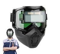 Casque de soudage assombrissant automatique, pare- de protection pour soudage, bouclier de protection pour traitement des métaux d'usine, casque de soudeur