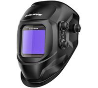 Casque de soudage, filtre à assombrissement automatique, large champ de vision, 10400100101